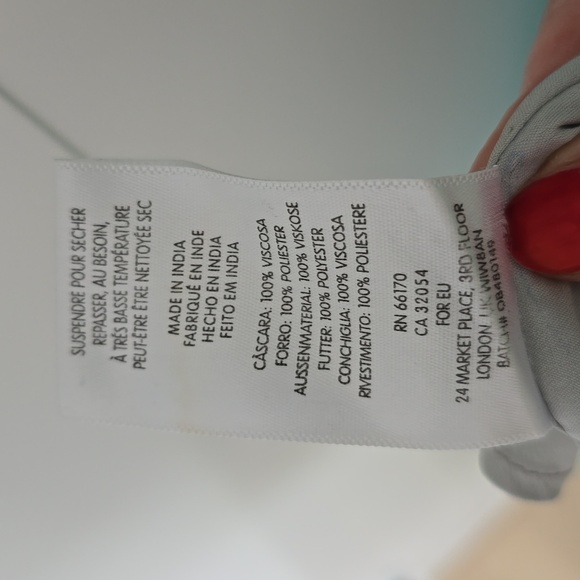 Kimchi Blue Waterfall Chiffon Maxi Dress Size 0 - Picture 11 of 13